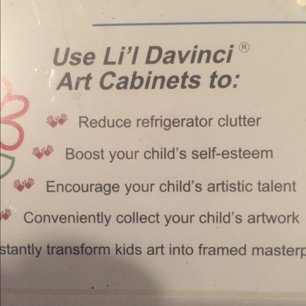 LilDavinci EZ Store & Display Art Cabinet